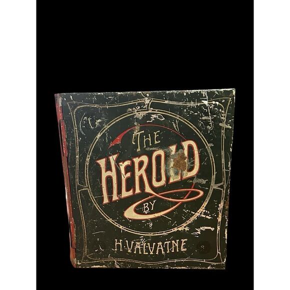 Vintage Herold Smoked Sardines Tin - General Store Display Rare Advertising - Picture 6 of 6